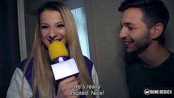 The unsexy blonde has sex like in porn movies