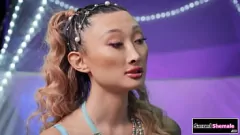 play اللقاء السرج الخارجي من Shemale Billie Beaumont